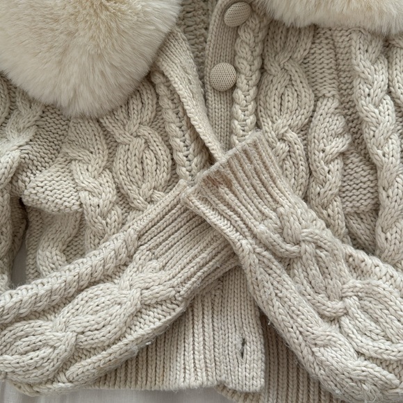Zara fur cardigan - Picture 2 of 6